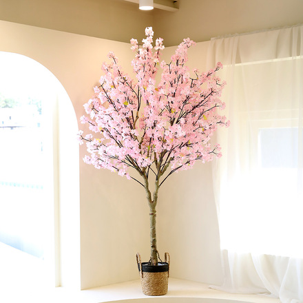 조화나무 인테리어 대형 조경 인조목 Y형 벚꽃 200cm