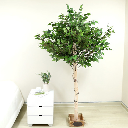 인조나무 조화나무 화분 장식 소원 목대사방형 190cm