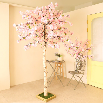 벚꽃 인조나무 조화나무 조화 꽃 장식 구름벚꽃나무 240cm 사방형